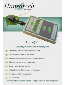 Хлорофиллометр «CL-01» брошюра