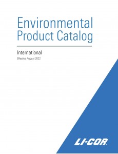 LI-COR Environmental Product Catalog (August 2022)