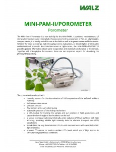 MINI-PAM-II/POROMETER - модуль порометра для импульсного флуориметра MINI-PAM-II