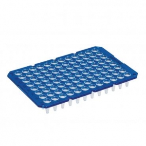 Планшет twin.tec® 96 лунок, разделяемый, без юбки, 150 мкл, PCR clean, синий