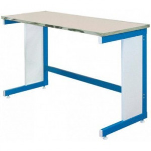 900/900 СЛВп-У – стол лабораторный большой высокий металлический (пластик)
