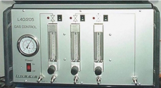 Полуавтоматическая система контроля потока 2-х газов (3-х газов), Linseis