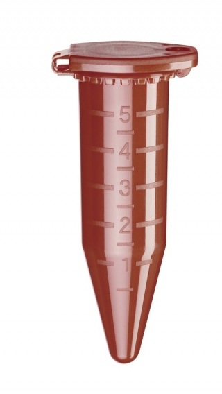 Eppendorf Tubes® – пробирки, 5 мл, с защелкивающимися крышками, PCR clean, янтарные, Eppendorf
