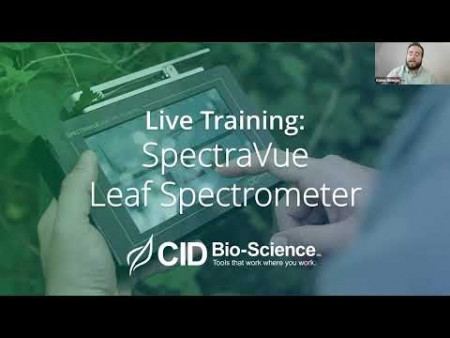 SpectraVue Leaf Spectrometer Live Training