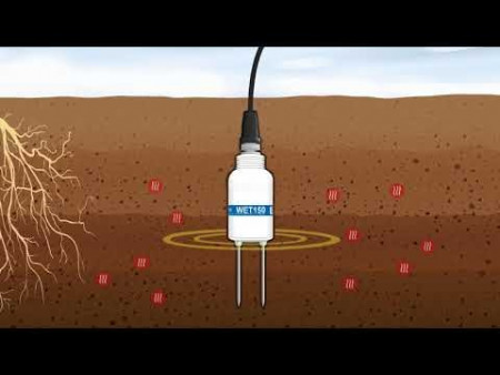 Delta-T Devices PR2 Profile Probe video (soil moisture profile measurement)
